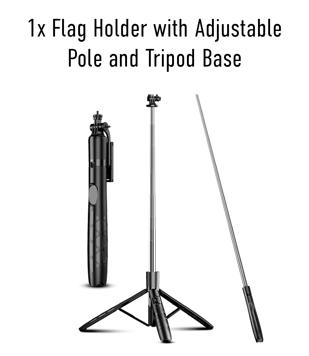 Custom QR Code | MEGA-PACK: Flags, Tripod, Tappable Business Cards, Replaceable Extra Text Cards, Magnets