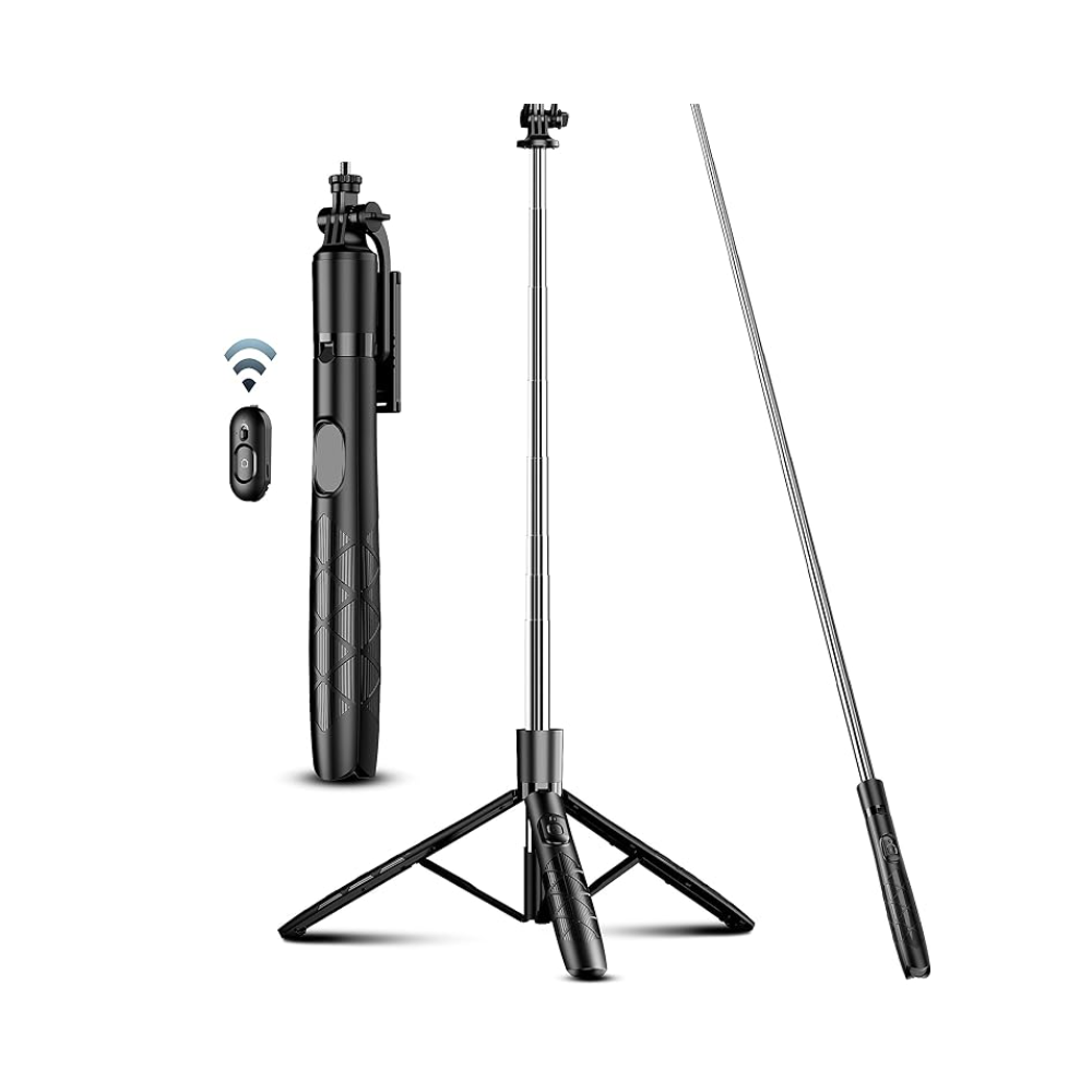 Adjustable QR Code Flag Holder with Tripod Base