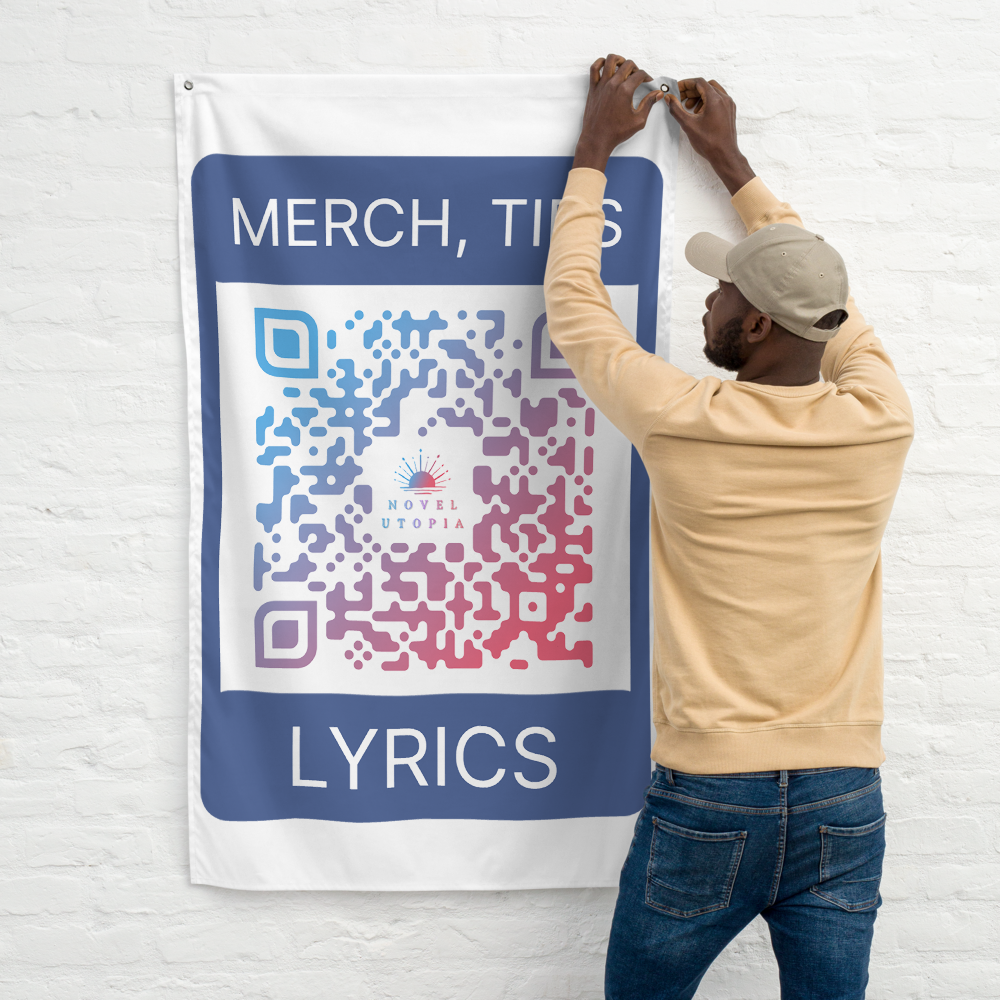 Custom QR Code | LARGEST FLAG (38x61in)