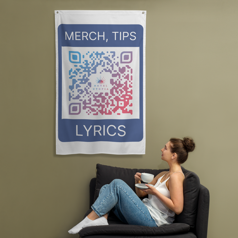 Custom QR Code | LARGEST FLAG (38x61in)