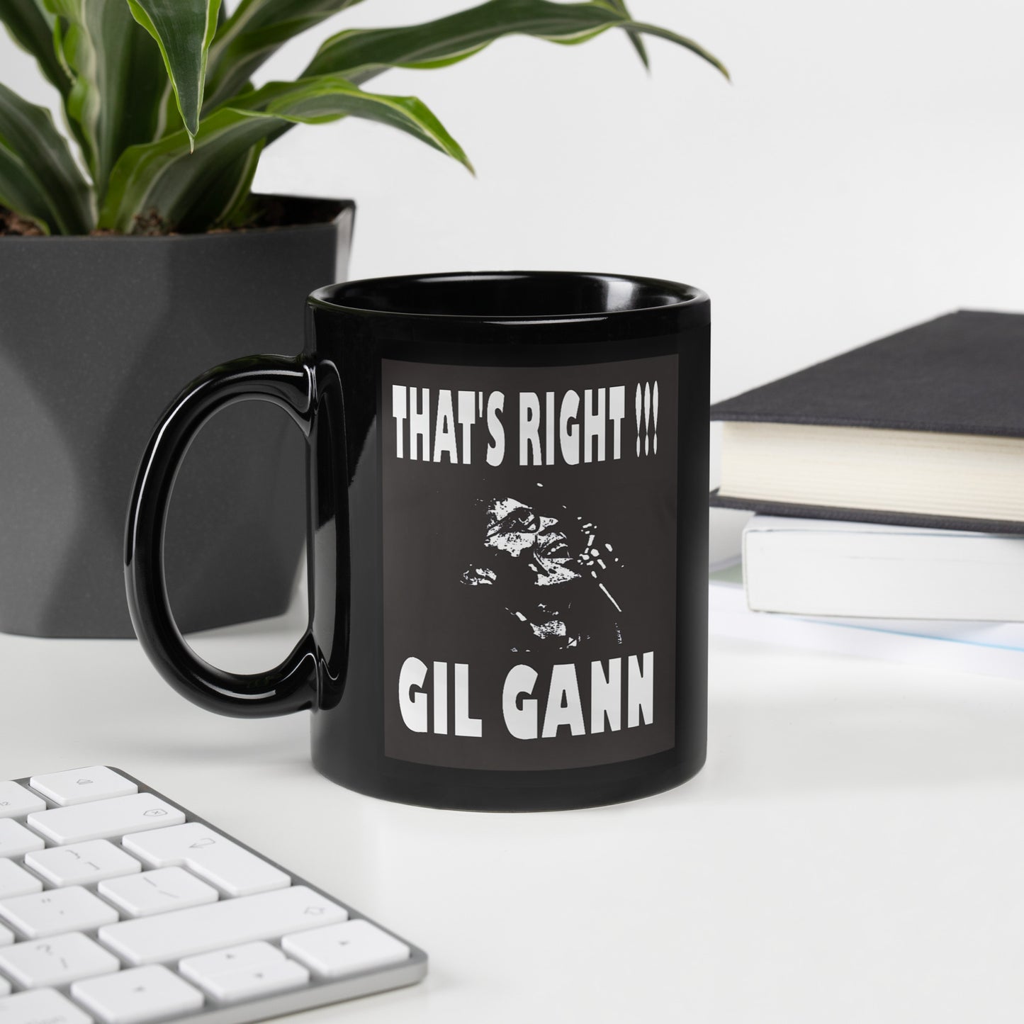 Black Glossy Mug | Gil Gann