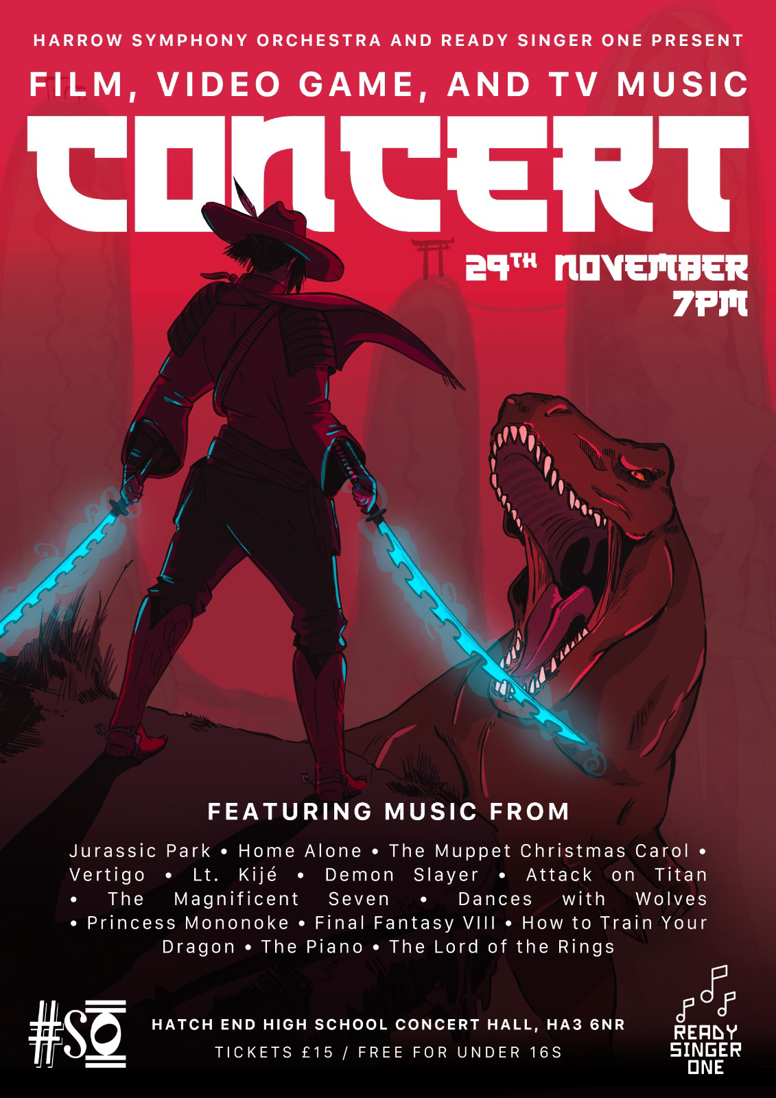 29th November Concert: Film, TV and Video Game Music