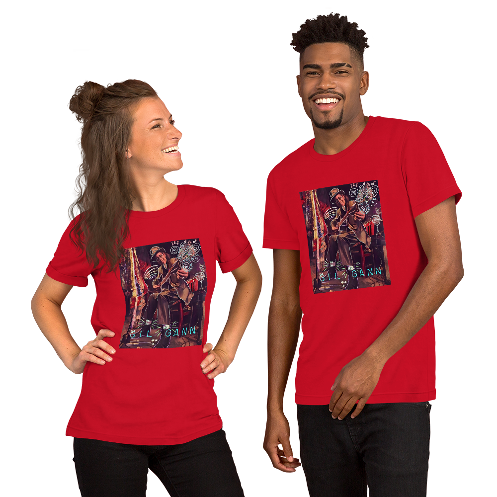 Unisex t-shirt, Front, Red | Gil Gann