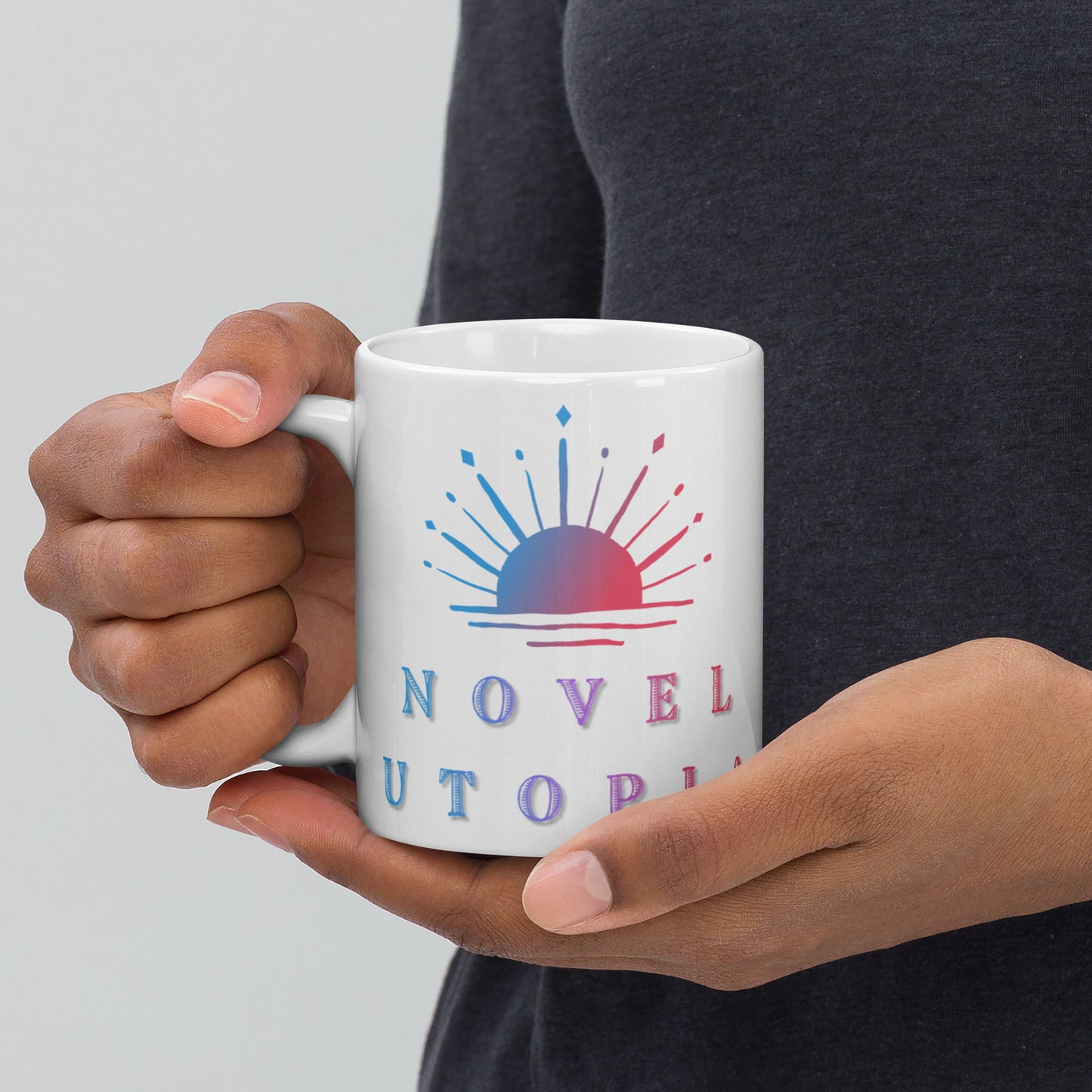 White glossy mug | Novel Utopia