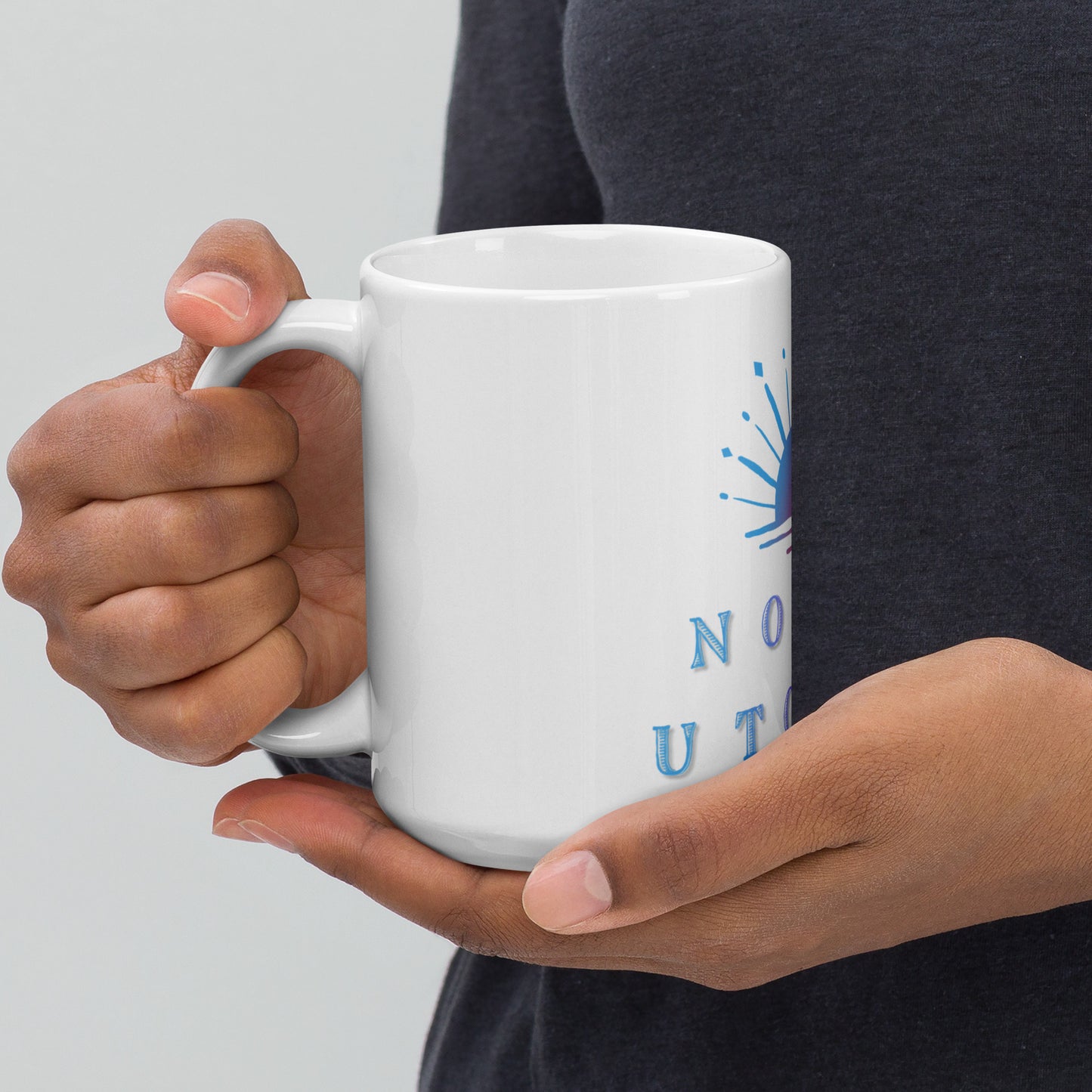 White glossy mug | Novel Utopia