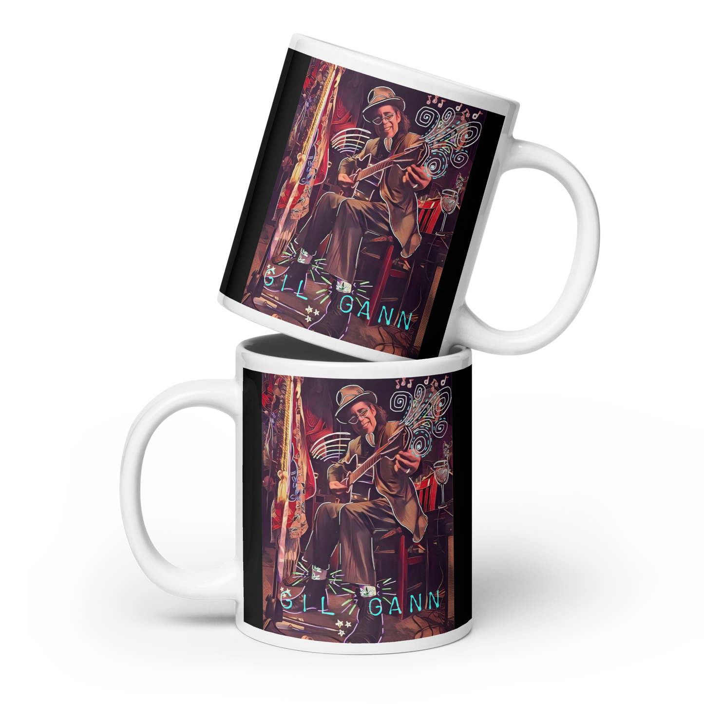 White glossy mug | Gil Gann