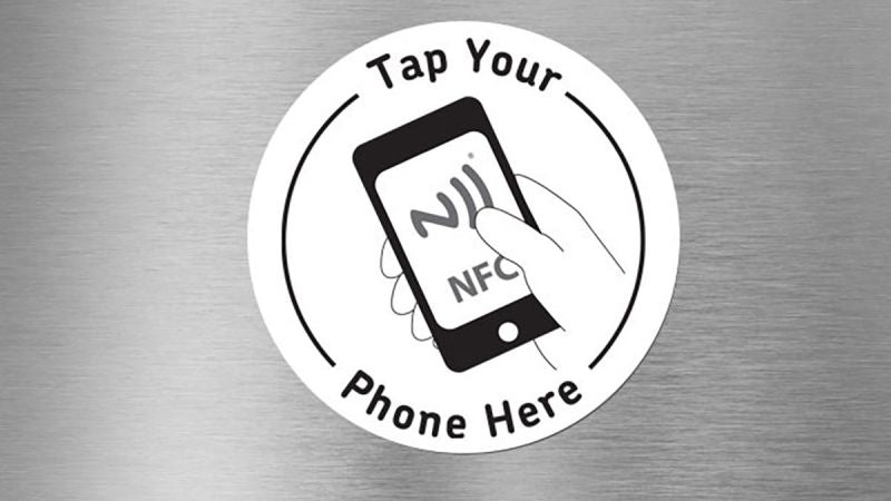 Make any card, poster, or sign tappable! Custom NFC Tags with your own Cicada link.