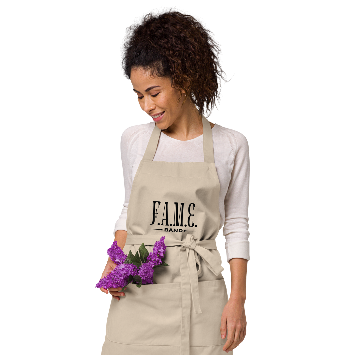 Organic cotton apron | F.A.M.E. band | Rope