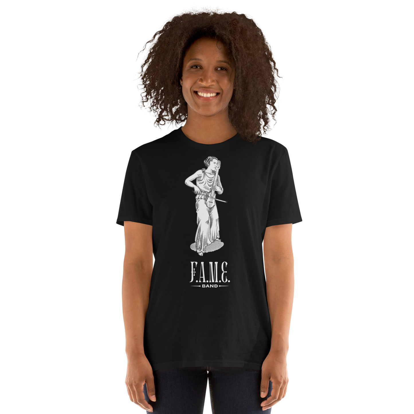 Short-Sleeve Unisex T-Shirt | F.A.M.E. band | R, Black