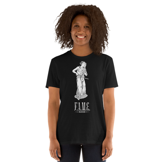 Short-Sleeve Unisex T-Shirt | F.A.M.E. band | R, Black