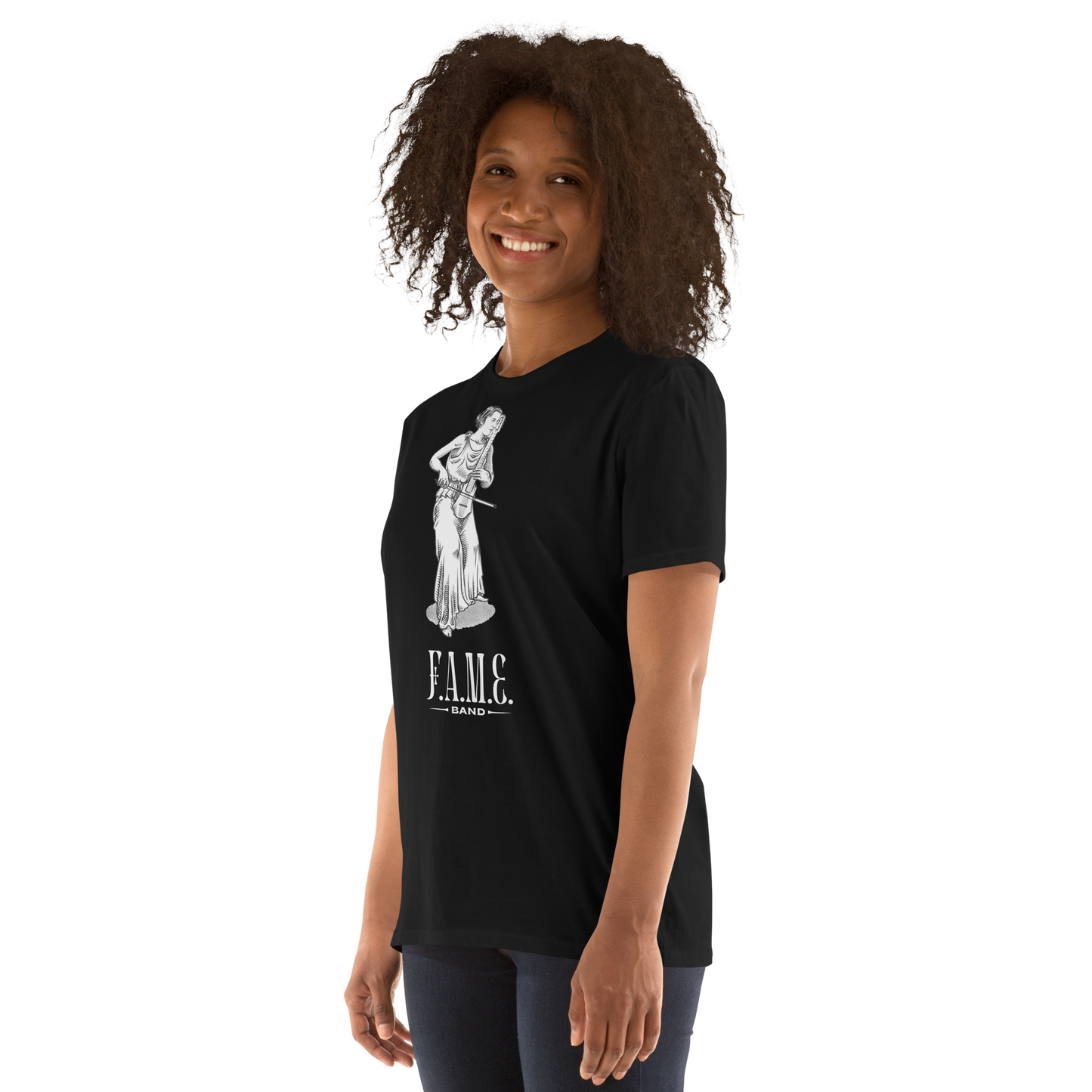 Short-Sleeve Unisex T-Shirt | F.A.M.E. band | R, Black