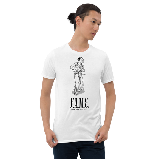 Short-Sleeve Unisex T-Shirt | F.A.M.E. band | R, White