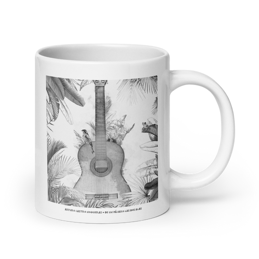 White glossy mug, B&W | Arturo Castro Nogueras